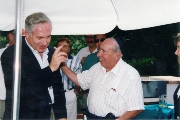 Gabriel with Benjamin Netanyahu